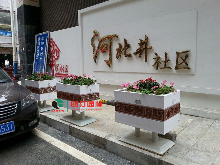 貴州遵義社區戶外花箱